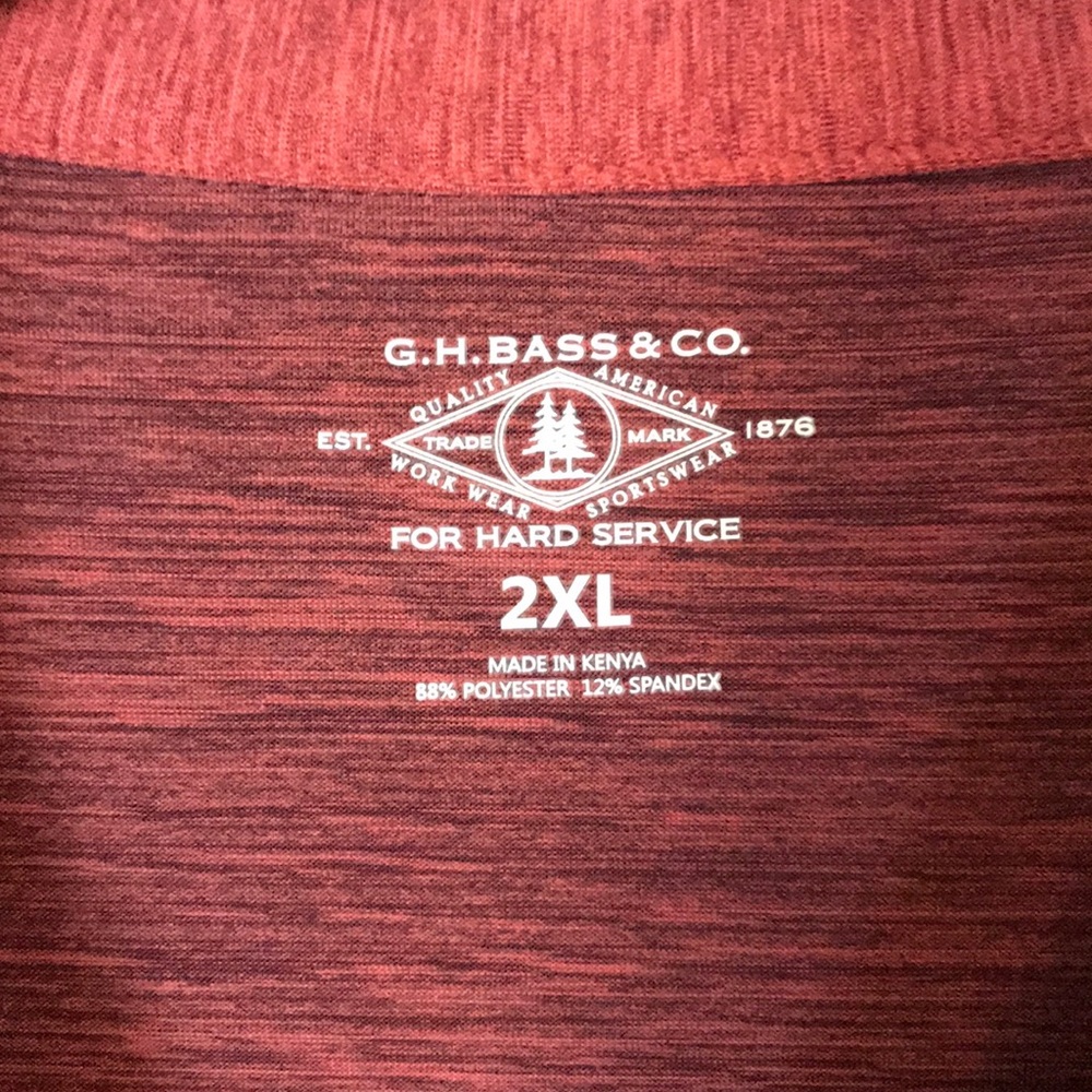 G.H. Bass & Co. Red Polo Shirt - Picture 2 of 3